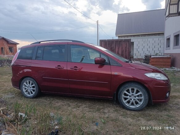 2008 Mazda 5 I (CR) Рестайлинг, красный, 998000 рублей - вид 2