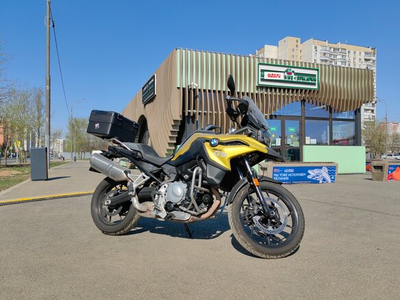 2019 BMW F 750 GS, золотистый, 1150000 рублей