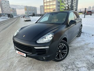 2017 Porsche Cayenne Diesel II Рестайлинг (958), чёрный, 4180000 рублей, вид 2