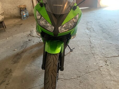 2013 Kawasaki ER-4F (Ninja 400R), зелёный, 430000 рублей, вид 5