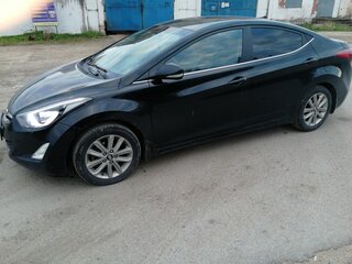 2014 Hyundai Elantra V (MD) Рестайлинг, чёрный, 1150000 рублей, вид 2