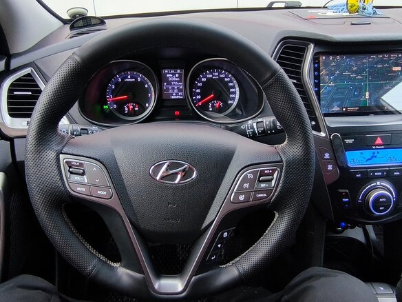 2014 Hyundai Santa Fe III, белый, 1500000 рублей - вид 13