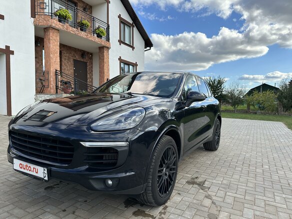 2016 Porsche Cayenne S II Рестайлинг (958), синий, 4000000 рублей - вид 1
