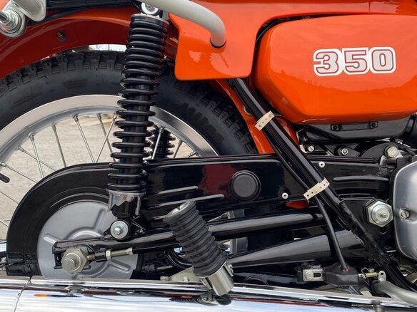 1985 CZ 350, оранжевый, 1100000 рублей - вид 3