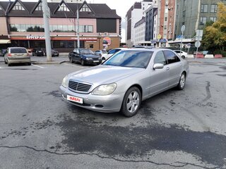 2002 Mercedes-Benz S-Класс 320 Long IV (W220), серебристый, 750000 рублей, вид 1