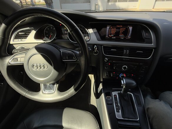 2013 Audi A5 I (8T) Рестайлинг, чёрный, 1960000 рублей - вид 5
