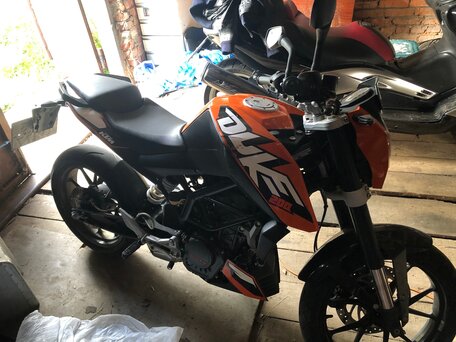 2013 KTM 200 Duke, оранжевый, 190000 рублей, вид 2