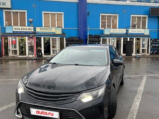 2016 Toyota Camry VII (XV50) Рестайлинг, чёрный, 1700000 рублей, вид 2