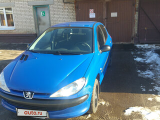 2000 Peugeot 206, голубой, 450000 рублей, вид 4