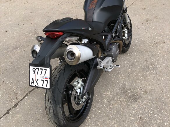 2012 Ducati Monster 696, чёрный, 450000 рублей - вид 10