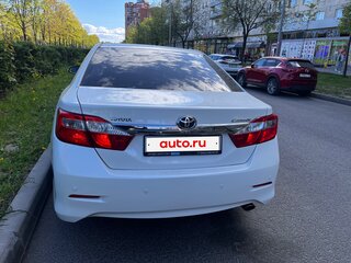 2012 Toyota Camry VII (XV50), белый, 1860000 рублей, вид 4
