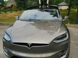 2016 Tesla Model X 90D I, бежевый, 4643557 рублей, вид 3