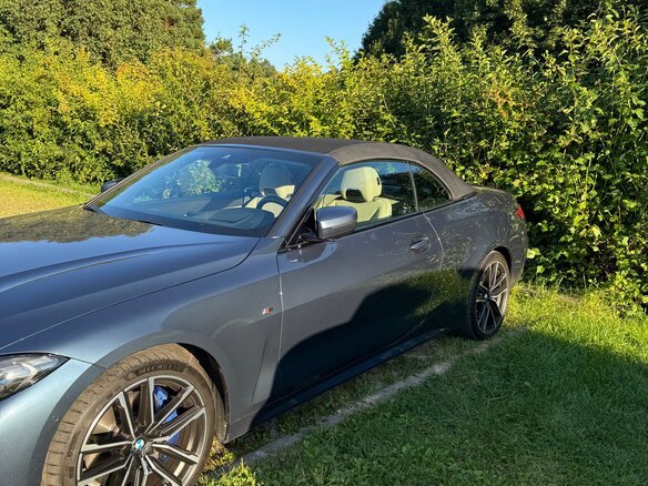 2021 BMW 4 серии M440i xDrive G22, G23, G26, синий, 7200000 рублей - вид 2