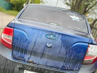 2013 Lada (ВАЗ) Granta I, синий, 90000 рублей, вид 5