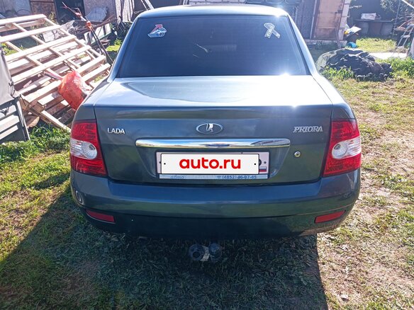 2011 Lada (ВАЗ) Priora I, зелёный, 270000 рублей - вид 3