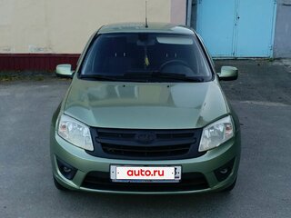 2013 Lada (ВАЗ) Granta I, зелёный, 395000 рублей, вид 2