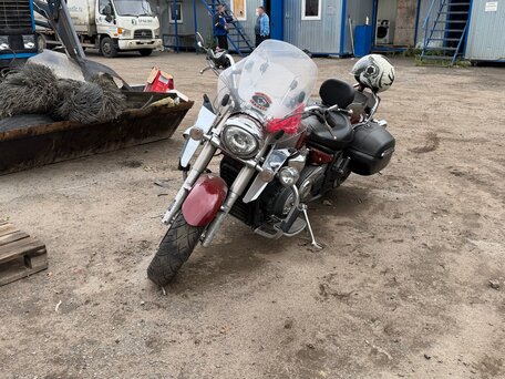 2007 Yamaha XVS1300, красный, 550000 рублей, вид 1