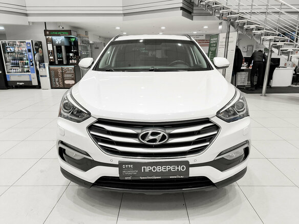 2015 Hyundai Santa Fe III Рестайлинг, белый, 1850000 рублей - вид 1
