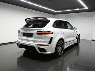 2016 Porsche Cayenne Turbo II Рестайлинг (958), белый, 7990000 рублей, вид 4