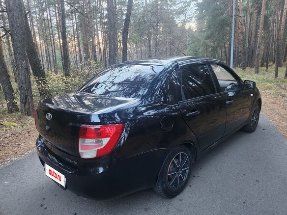 2012 Lada (ВАЗ) Granta I, чёрный, 109999 рублей - вид 14