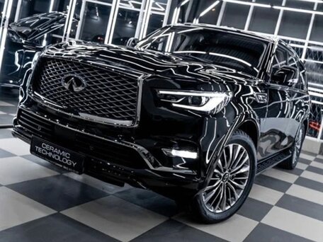 2019 Infiniti QX80 I Рестайлинг 2, чёрный, 4170000 рублей, вид 1
