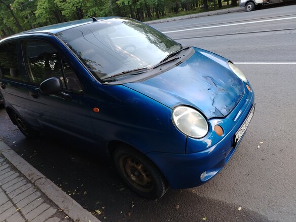 2011 Daewoo Matiz I Рестайлинг, синий, 165000 рублей - вид 4