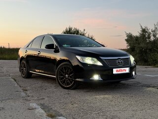 2012 Toyota Camry VII (XV50), чёрный, 1745000 рублей, вид 2