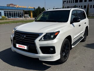 2014 Lexus LX 570 III Рестайлинг, белый, 5150000 рублей, вид 1