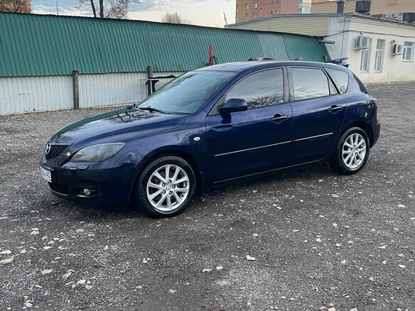 2008 Mazda 3 I (BK) Рестайлинг, синий - вид 9
