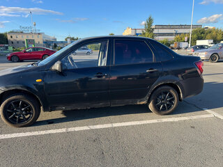 2012 Lada (ВАЗ) Granta I, чёрный, 320000 рублей, вид 4