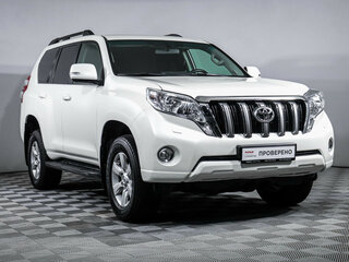 2015 Toyota Land Cruiser Prado 6-speed 150 Series Рестайлинг 1, белый, 3784166 рублей, вид 3