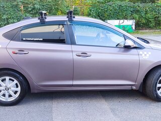 2018 Hyundai Solaris II, коричневый, 630000 рублей, вид 4