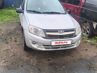 2012 Lada (ВАЗ) Granta I, серебристый, 380000 рублей, вид 2