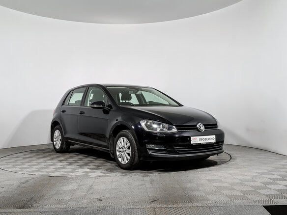 2014 Volkswagen Golf VII, чёрный, 835000 рублей - вид 2
