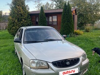 2005 Hyundai Accent ТагАЗ II, коричневый, 220000 рублей, вид 1