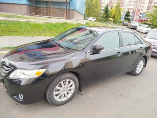 2011 Toyota Camry VI (XV40) Рестайлинг, чёрный, 1300000 рублей, вид 3
