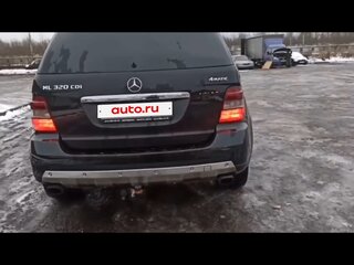 2007 Mercedes-Benz M-Класс 320 II (W164), чёрный, 1138000 рублей, вид 1