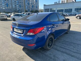 2012 Hyundai Solaris I, синий, 489000 рублей, вид 3