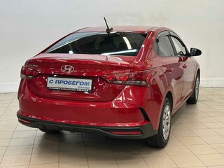 2021 Hyundai Solaris II Рестайлинг, красный, 1595000 рублей, вид 4