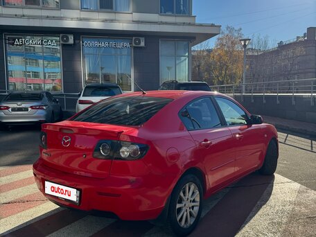 2006 Mazda 3 I (BK) Рестайлинг, красный, 350000 рублей, вид 4