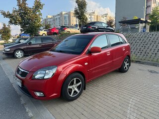 2009 Kia Rio II Рестайлинг, красный, 350000 рублей, вид 5