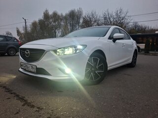 2016 Mazda 6 III (GJ) Рестайлинг, белый, 1370000 рублей, вид 1