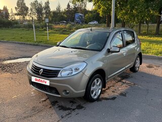 2012 Renault Sandero I, бежевый, 610000 рублей, вид 1