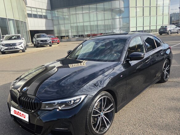 2022 BMW 3 серии 320i VII (G2x), чёрный