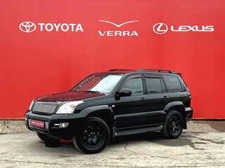 2008 Toyota Land Cruiser Prado 5-speed 120 Series Рестайлинг, чёрный, 1950000 рублей, вид 1