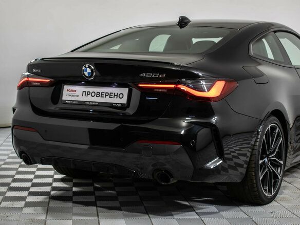 2021 BMW 4 серии 420d xDrive G22, G23, G26, чёрный, 6077000 рублей - вид 24
