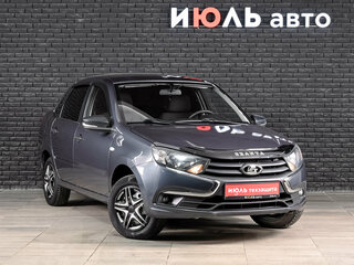 2021 Lada (ВАЗ) Granta I Рестайлинг, серый, 590000 рублей, вид 3