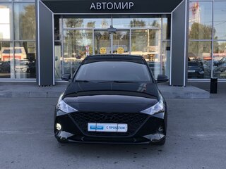 2021 Hyundai Solaris II Рестайлинг, чёрный, 1409500 рублей, вид 2