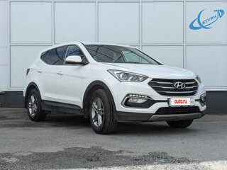 2017 Hyundai Santa Fe III Рестайлинг, белый, 2030000 рублей, вид 3