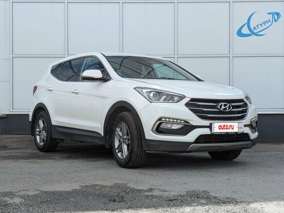 2017 Hyundai Santa Fe III Рестайлинг, белый, 1990000 рублей - вид 2